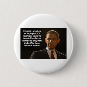 REQUEST bu the PRESIDENT 6 Cm Round Badge