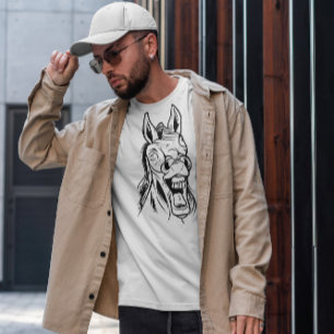 Request Laughing Horse   T-Shirt