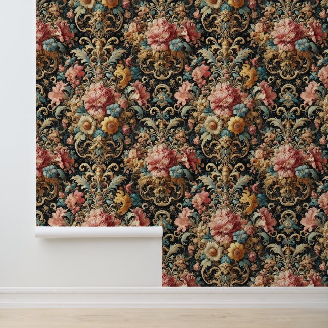 Requiem for Arcana – Gothic Floral Design Wallpaper (Application)