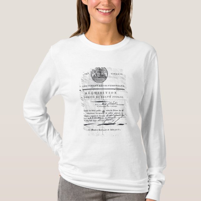 Requisition of the Committee of Public T-Shirt (Front)
