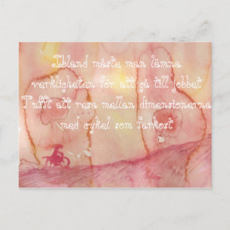Resa mellan dimensionerna postcard