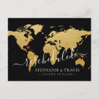Rescheduled Postponed Destination Wedding Map