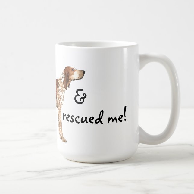 Rescue American English  Coonhound Coffee Mug (Right)