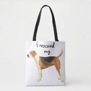 Rescue American Foxhound Tote Bag