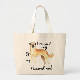Rescue Anatolian Shepherd Large Tote Bag