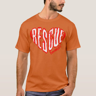 Rescue Animals Heart family T-Shirt