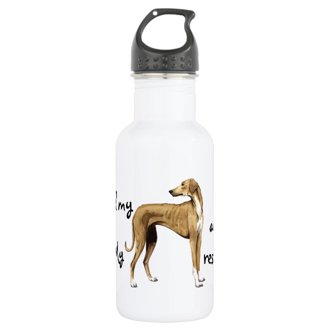 Rescue Azawakh 532 Ml Water Bottle (Front)