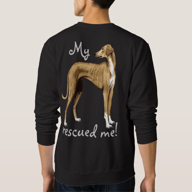 Rescue Azawakh Sweatshirt (Back)