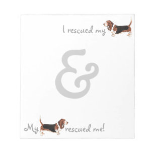 Rescue Basset Notepad