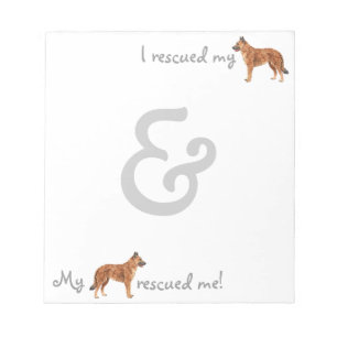 Rescue Belgian Laekenois Notepad