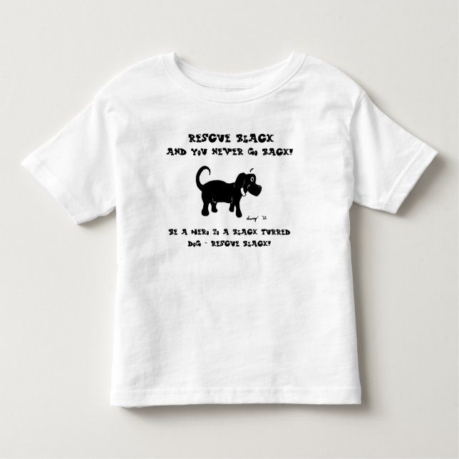 Rescue Black Dogs Shirts (Front)