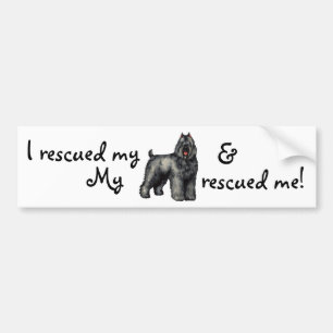 Rescue Bouvier Bumper Sticker