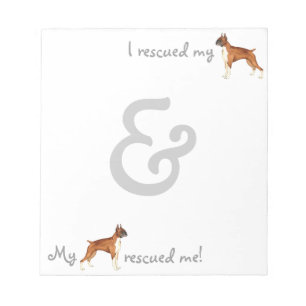 Rescue Boxer Notepad