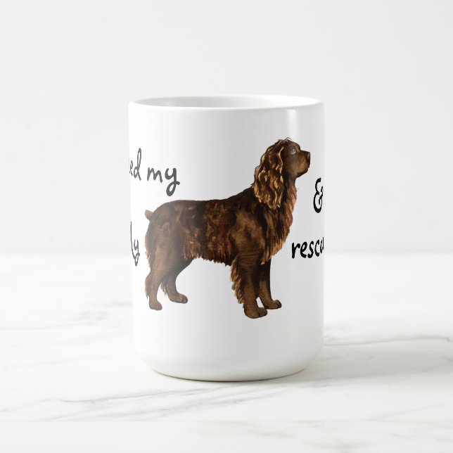 Rescue Boykin Spaniel Coffee Mug (Center)