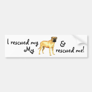 Rescue Bullmastiff Bumper Sticker