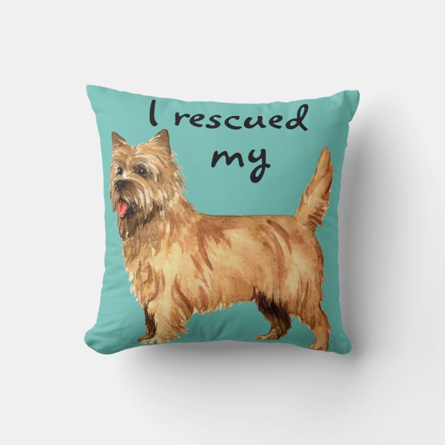 Rescue Cairn Terrier Cushion (Front)