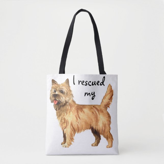 Rescue Cairn Terrier Tote Bag (Front)