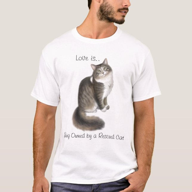 Rescue Cat Love Shirt (Front)