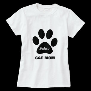 Rescue Cat Mum Tshirt