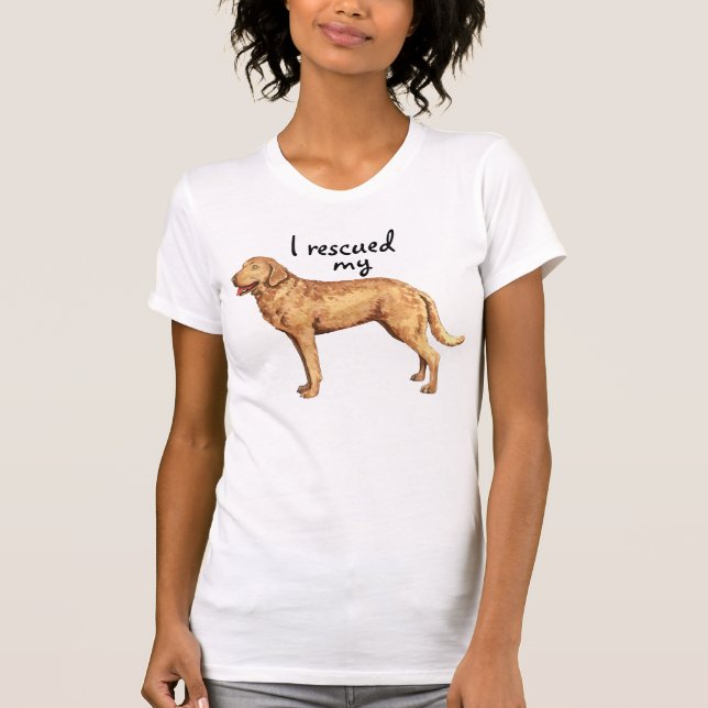 Rescue Chesapeake Bay Retriever T-Shirt (Front)