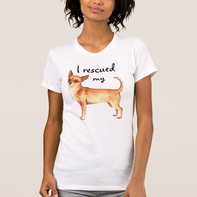 Rescue Chihuahua T-Shirt (Front)