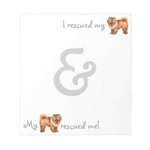 Rescue Chow Chow Notepad