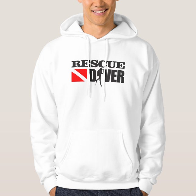 Rescue Diver 2 Apparel Hoodie (Front)