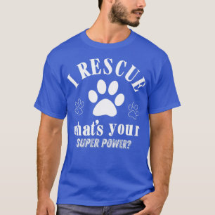 Rescue Dog Dad Mens T-Shirt