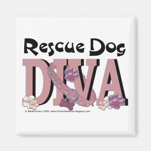 Rescue Dog DIVA Magnet