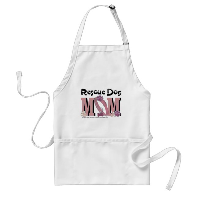 Rescue Dog MOM Standard Apron (Front)