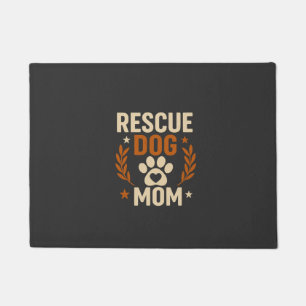 Rescue Dog Mum Doormat