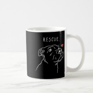 Rescue Dog Tbull Drawing Rescue Mom Adopt Dont _1  Coffee Mug