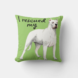 Rescue Dogo Argentino Cushion