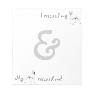 Rescue Dogo Argentino Notepad