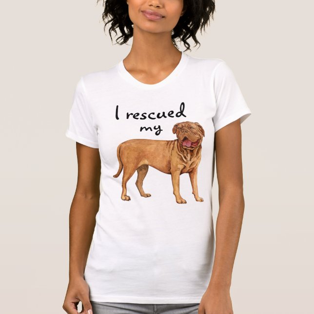 Rescue Dogue de Bordeaux T-Shirt (Front)