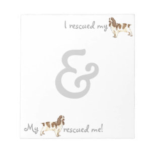 Rescue English Cocker Spaniel Notepad