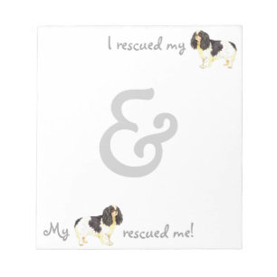 Rescue English Toy Spaniel Notepad