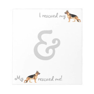 Rescue German Shepherd Notepad