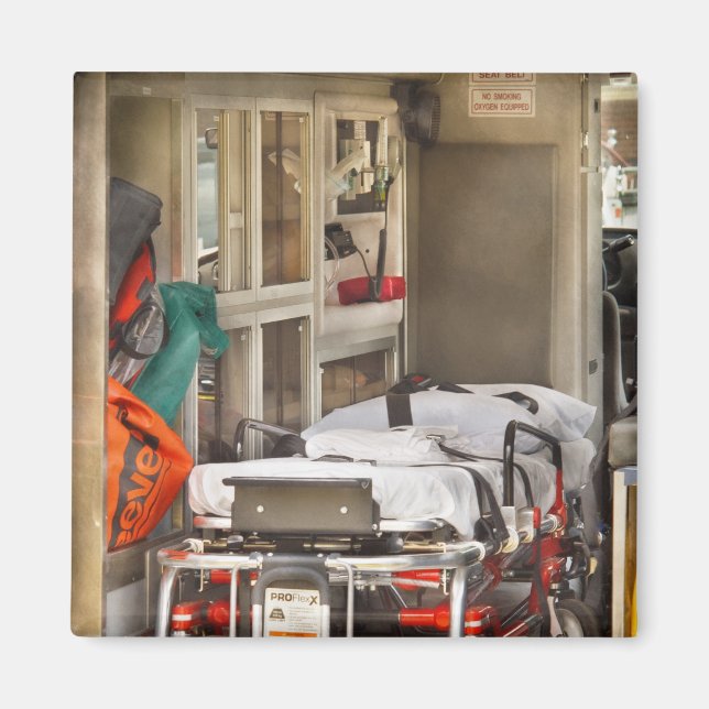 Rescue - Inside the Ambulance Magnet (Front)