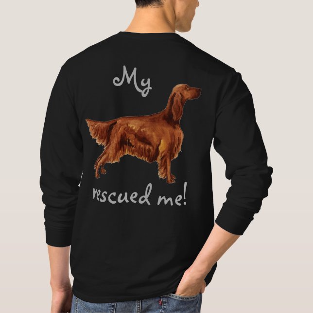 Rescue Irish Setter T-Shirt (Back)