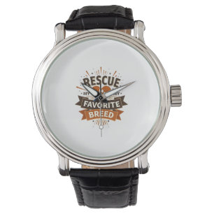 Rescue Is My Favourite Breed Vintage Dog Adoption  Watch