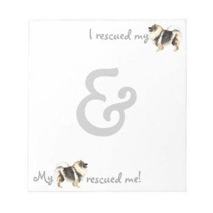 Rescue Keeshond Notepad