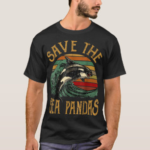 Rescue Killer Whale Orcas Save The Sea Pandas Mari T-Shirt