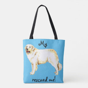 Rescue Kuvasz Tote Bag