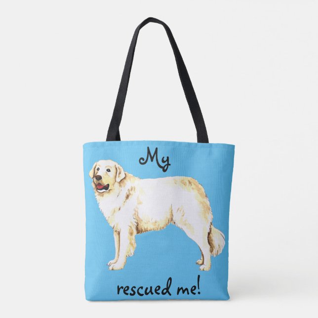 Rescue Kuvasz Tote Bag (Back)
