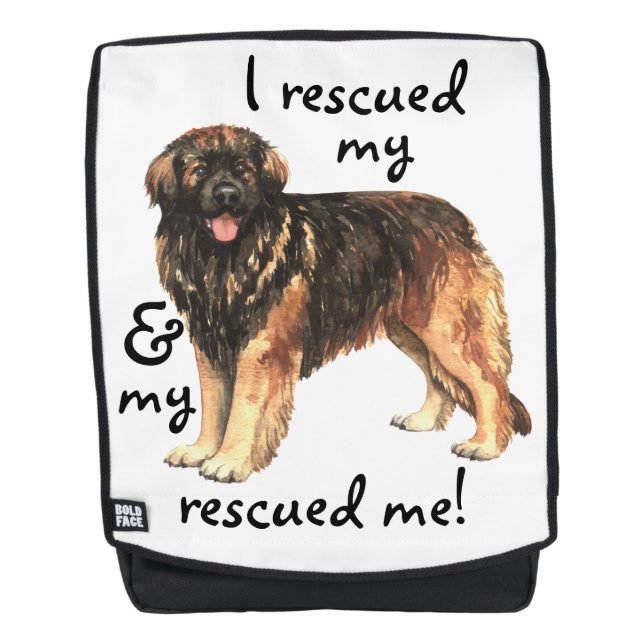 Rescue Leonberger Backpack (Front)
