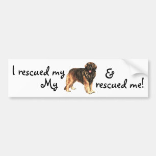 Rescue Leonberger Bumper Sticker