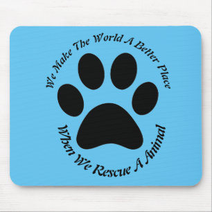 Rescue Mouse Pad by Sommer Hamilton