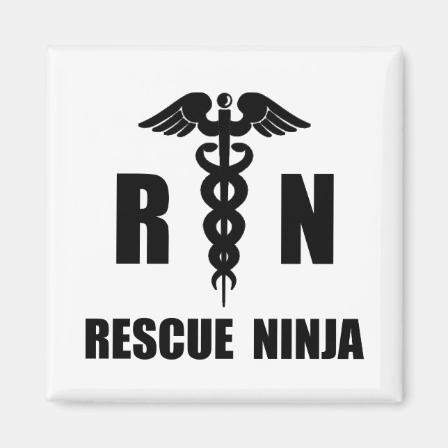 Rescue Ninja Magnet (Front)