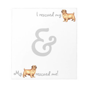 Rescue Norfolk Terrier Notepad